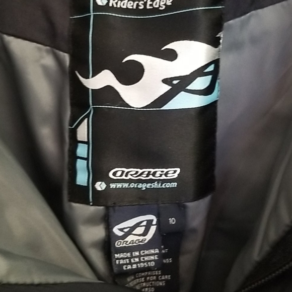 New Orage Women's Ski Snowboard Black Pant 10 Med - Picture 9 of 13